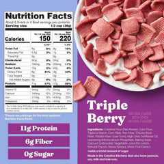 Catalina Crunch Protein Cereal | Sugar Free Breakfast Cereal with up to 11g of Protein | Gluten Free, Keto Friendly | Variety Pack 5 Flavors (Pack of 5)