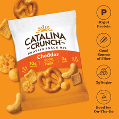 Catalina Crunch Protein Snack Mix, Cheddar, 1.23 oz, 5 Count