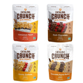 Catalina Crunch Keto Cereal Variety Pack (4 Flavors), 9oz bags | Low Carb, Zero Sugar, Gluten & Grain Free, Fiber | Keto Snacks, Vegan Snacks, Protein Snacks | Breakfast Protein Cereal | Keto Friendly Foods…