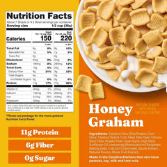 Catalina Crunch Protein Cereal, Honey Graham, 9 oz Bag (Pack of 2)