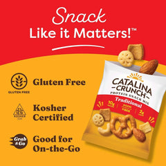 Catalina Crunch Protein Snack Mix, Traditional, 1.23 oz, 5 Count