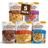 Catalina Crunch Protein Cereal | Sugar Free Breakfast Cereal with up to 11g of Protein | Gluten Free, Keto Friendly | Variety Pack 5 Flavors (Pack of 5)
