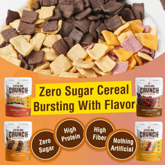 Catalina Crunch Keto Cereal Variety Pack (4 Flavors), 9oz bags | Low Carb, Zero Sugar, Gluten & Grain Free, Fiber | Keto Snacks, Vegan Snacks, Protein Snacks | Breakfast Protein Cereal | Keto Friendly Foods…