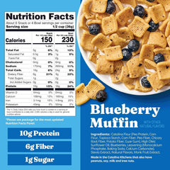 Catalina Crunch Protein Cereal, Blueberry Muffin, 8 oz Bag (Pack of 2)