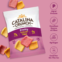 Catalina Crunch Protein Cereal, Fruity, 1.27 oz, 6 Count
