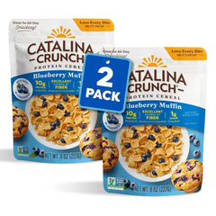 Catalina Crunch Protein Cereal, Blueberry Muffin, 8 oz Bag (Pack of 2)