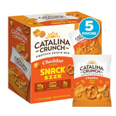 Catalina Crunch Protein Snack Mix, Cheddar, 1.23 oz, 5 Count