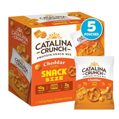 Catalina Crunch Protein Snack Mix, Cheddar, 1.23 oz, 5 Count