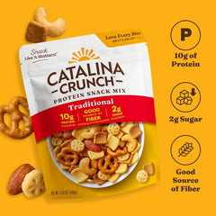 Catalina Crunch Protein Snack Mix, Traditional, 5.25 oz Bag (Pack of 1)