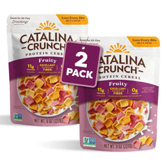 Catalina Crunch Protein Cereal, Fruity, 8 oz Bag (Pack of 2)