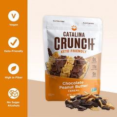 Catalina Crunch Keto Cereal Variety Pack (4 Flavors), 9oz bags | Low Carb, Zero Sugar, Gluten & Grain Free, Fiber | Keto Snacks, Vegan Snacks, Protein Snacks | Breakfast Protein Cereal | Keto Friendly Foods…