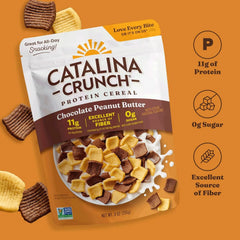 Catalina Crunch Protein Cereal, Chocolate Peanut Butter, 9 oz (Pack of 2)