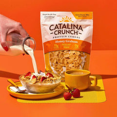 Catalina Crunch Protein Cereal, Honey Graham, 9 oz Bag (Pack of 2)