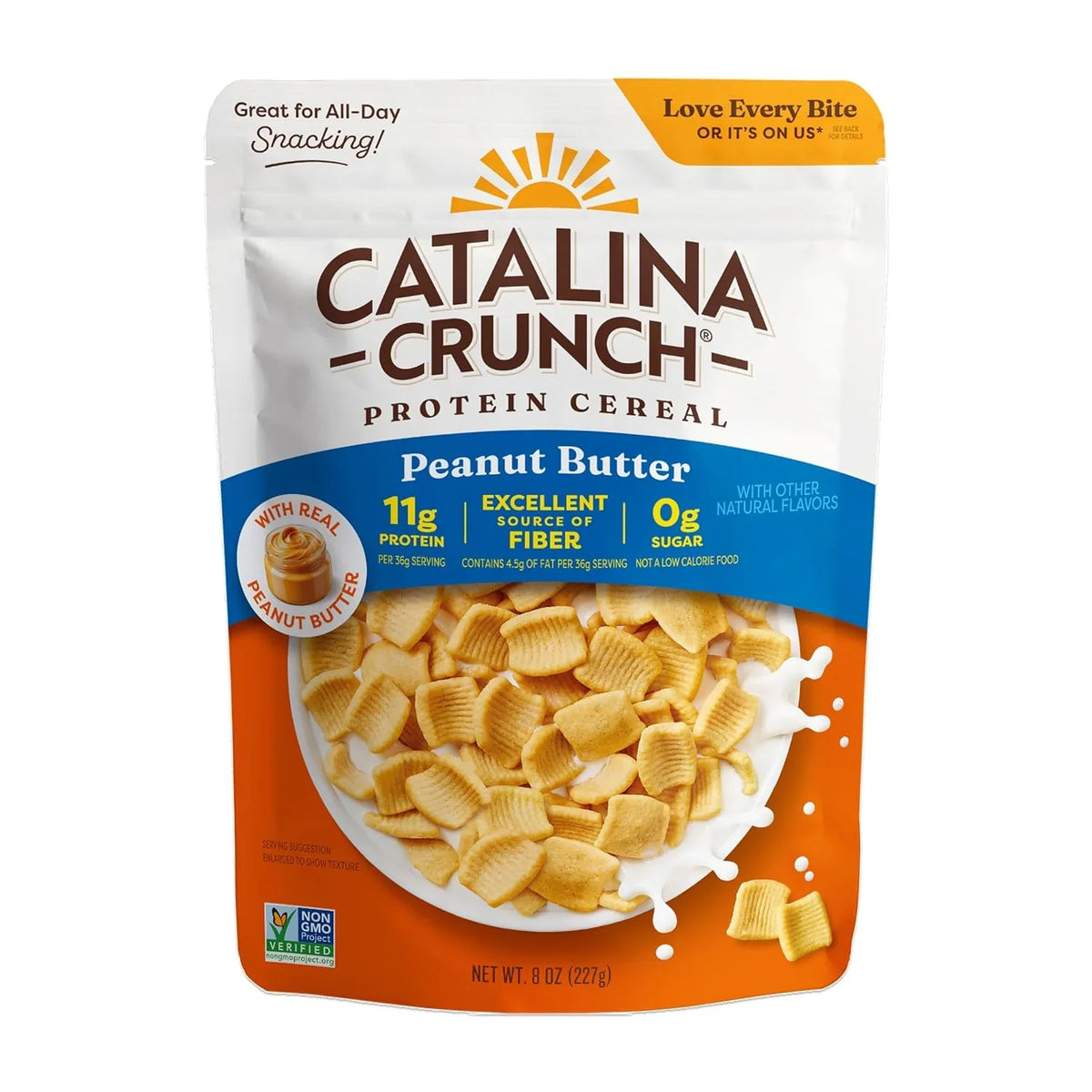 Catalina Crunch Protein Cereal, Peanut Butter, 8 oz Bag (Pack of 1)