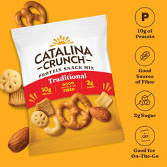 Catalina Crunch Protein Snack Mix, Traditional, 1.23 oz, 5 Count