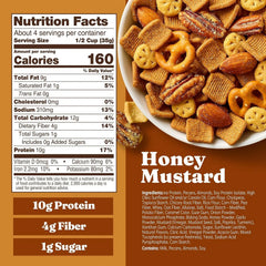 Catalina Crunch Protein Snack Mix, Honey Mustard, 5.25 oz Bag (Pack of 4)