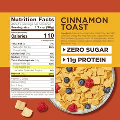 Catalina Crunch Protein Cereal - Breakfast Cereal with 10g of Protein, No Added Sugar - Gluten Free - Honey Nut with Almonds - 8 oz. Bag (Pack of 1)