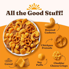 Catalina Crunch Protein Snack Mix with Cheese Crisps | 10g Protein, 2g Sugar per Serving | Good Source of Fiber, Gluten Free | Cheddar, 5.25 Ounce Bag (Pack of 3) - Packaging May Vary