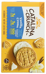 Catalina Crunch Vanilla Creme Sandwich Cookies, 5.9oz (14 cookies) | Low Carb, Low-Sugar, Keto Snacks