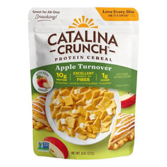 Catalina Crunch Protein Cereal, Apple Turnover, 8 oz Bag (Pack of 1)
