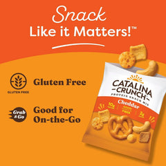 Catalina Crunch Protein Snack Mix, Cheddar, 1.23 oz, 5 Count