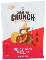 Catalina Snacks Crunch Spicy Kick Snack Mix, Keto Friendly, Gluten Free, 6 Ounce (Pack of 6)