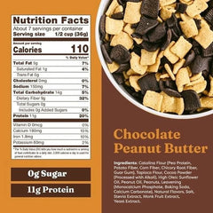 Catalina Crunch Chocolate Peanut Butter Keto Cereal: Keto Friendly, Low Carb 9 oz (Pack of 6)