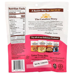 Catalina Crunch Chocolate Cookie Bars - Keto Friendly Snacks with 2g Sugar and 3g Protein - Gluten Free Low Carb Candy Bars, Kosher - Raspberry, 4 Count (Pack of 1)