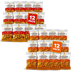 Catalina Crunch Protein Grab & Go Snack Mix with Cheese Crisps | Up to 16g Protein, 2g Sugar per Pouch | Good Source of Fiber, Keto, Gluten Free | Cheddar & Traditional, 1.85 oz (Pack of 24)