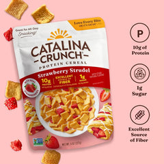 Catalina Crunch Protein Cereal, Strawberry Strudel, 8 oz Bag (Pack of 1)