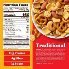 Catalina Crunch Protein Snack Mix, Traditional, 5.25 oz Bag (Pack of 1)