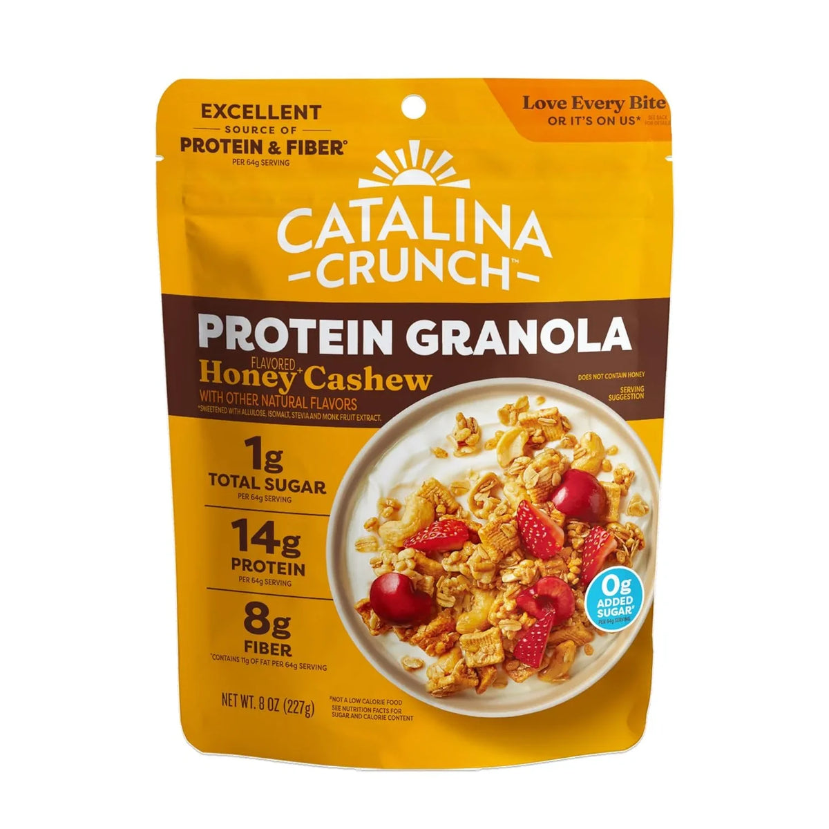 Catalina Crunch Protein Granola, Honey Cashew, 8 oz Bag (Pack of 1)