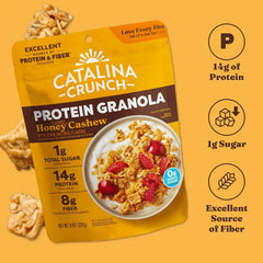 Catalina Crunch Protein Granola, Honey Cashew, 8 oz Bag (Pack of 1)